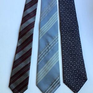 3 Z Zegna classy slim all silk ties Made in Italy 🇮🇹